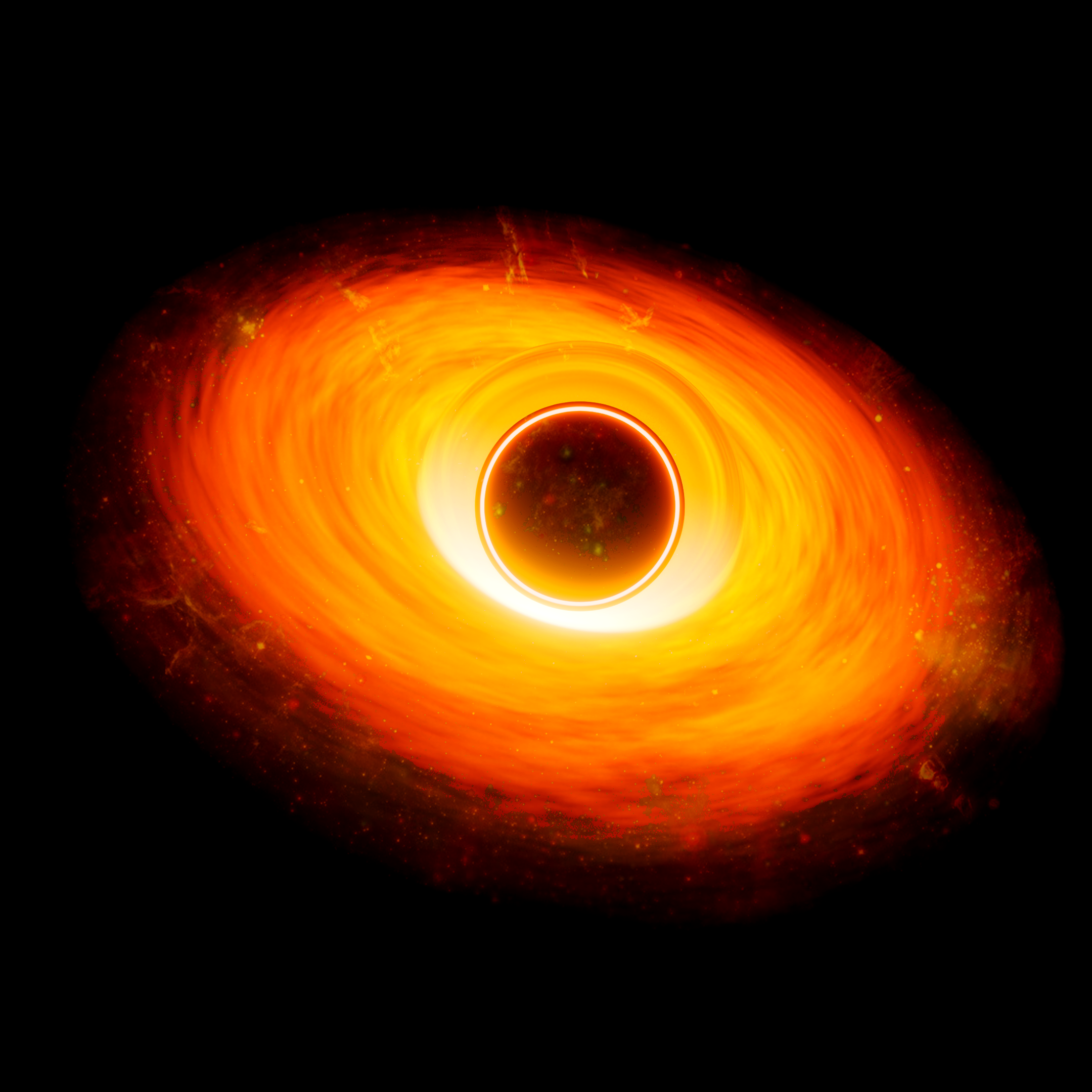 A 3D render of a Blackhole